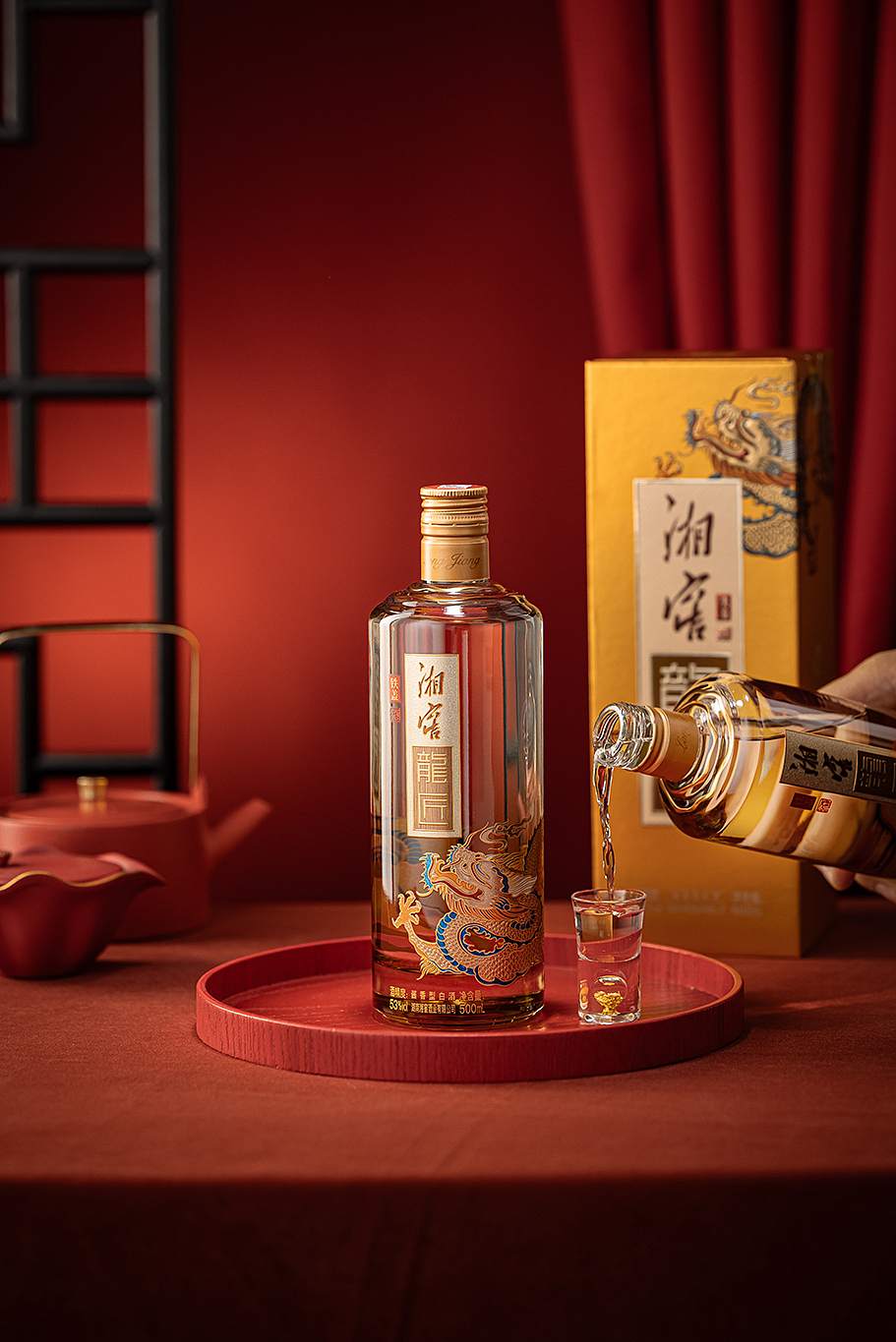 产品摄影-白酒拍摄-湘窖-铁盖龙匠（图ZMzc3NTYwMjQ4） - 产品摄影 - 站酷设计师叁羽映画原创素材 - 站酷ZCOOL