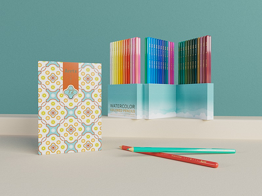 Arrtx x ACDC | 彩鉛包裝（個(gè)人主頁-ZNzA0NTI1NDg=） - 包裝 - 站酷設(shè)計(jì)師ACDCdesign原創(chuàng)素材 - 站酷ZCOOL