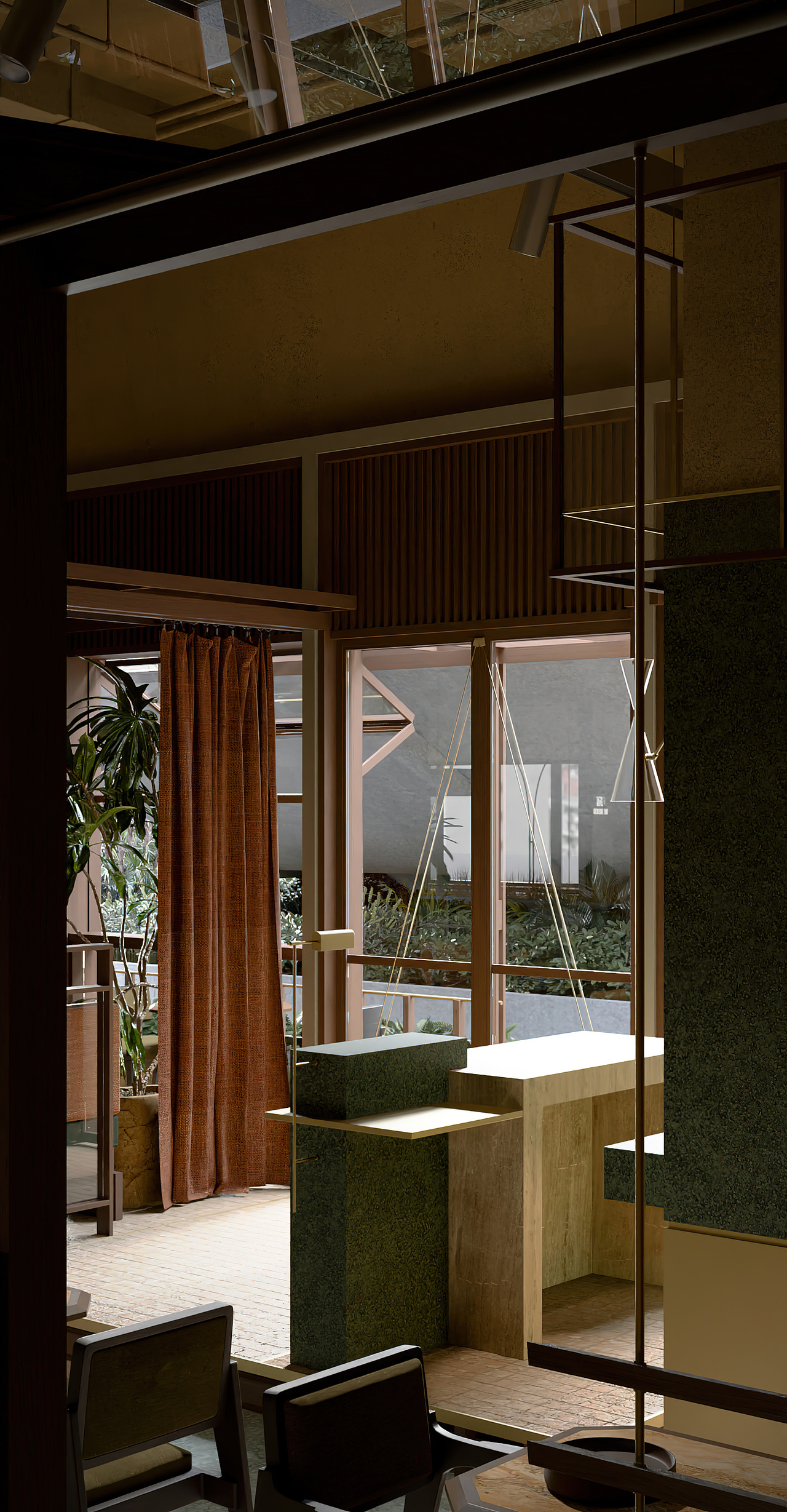 南洋风餐厅设计|文字青年的吃饭地（图ZMzc3NTc4NzU2） - 酒店餐饮设计 - 站酷设计师创乂元视觉设计原创素材 - 站酷ZCOOL