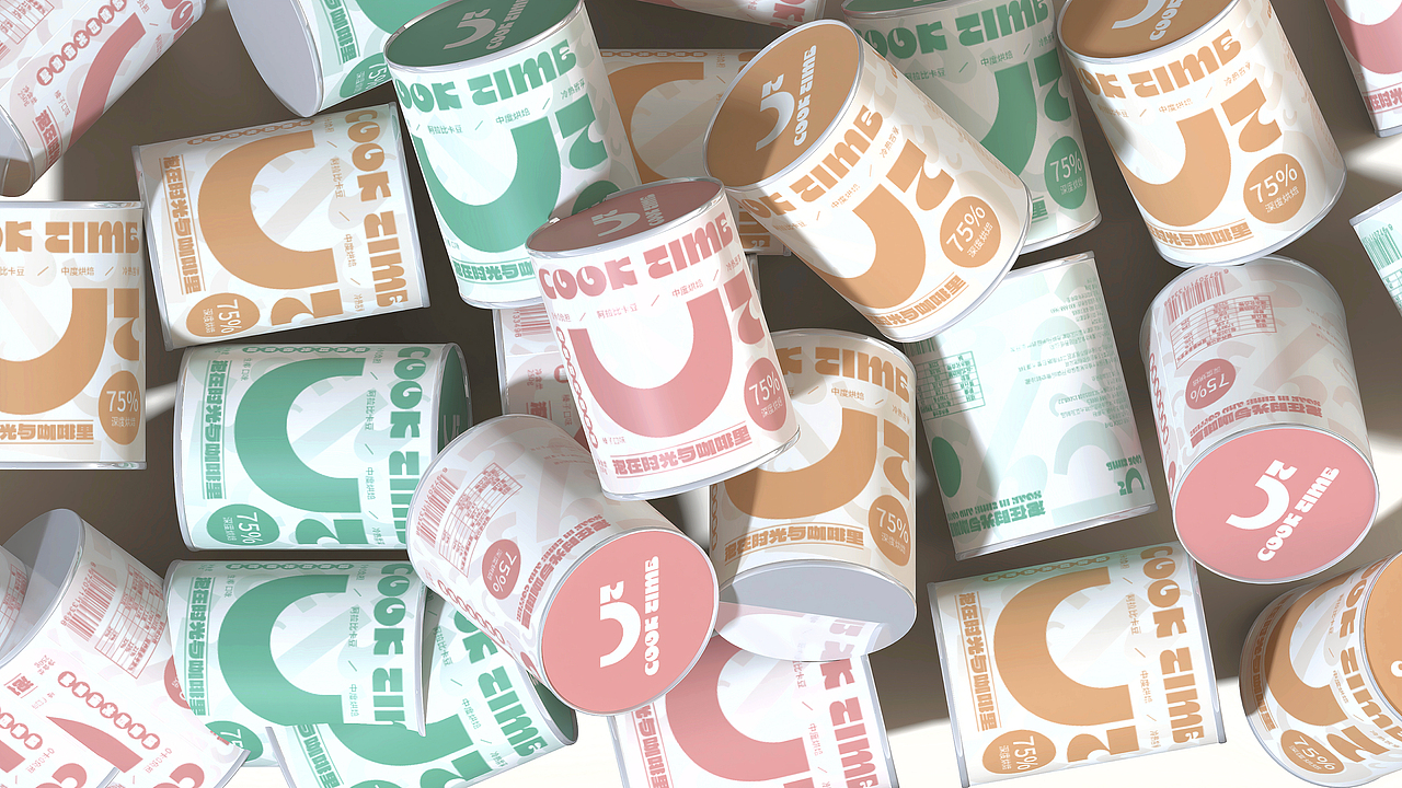COOK TIME罐装咖啡粉包装提案