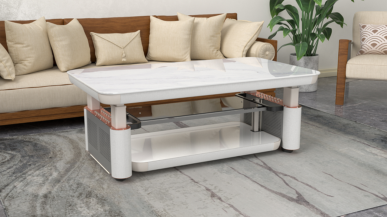 智能茶几居家场景图c4d动画（图ZMzc3NTgwOTMy） - 场景 - 站酷设计师设计师速水原创素材 - 站酷ZCOOL