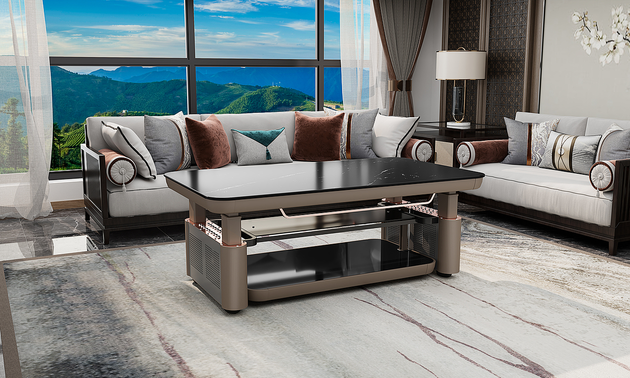 智能茶几居家场景图c4d动画（图ZMzc3NTgwOTQ4） - 场景 - 站酷设计师设计师速水原创素材 - 站酷ZCOOL