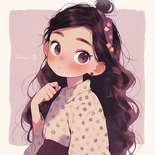 一組AI插畫(huà)少女頭像（圖ZMzc3NTgxNTQ0） - AI作品 - 站酷設(shè)計(jì)師小鹿dew原創(chuàng)素材 - 站酷ZCOOL