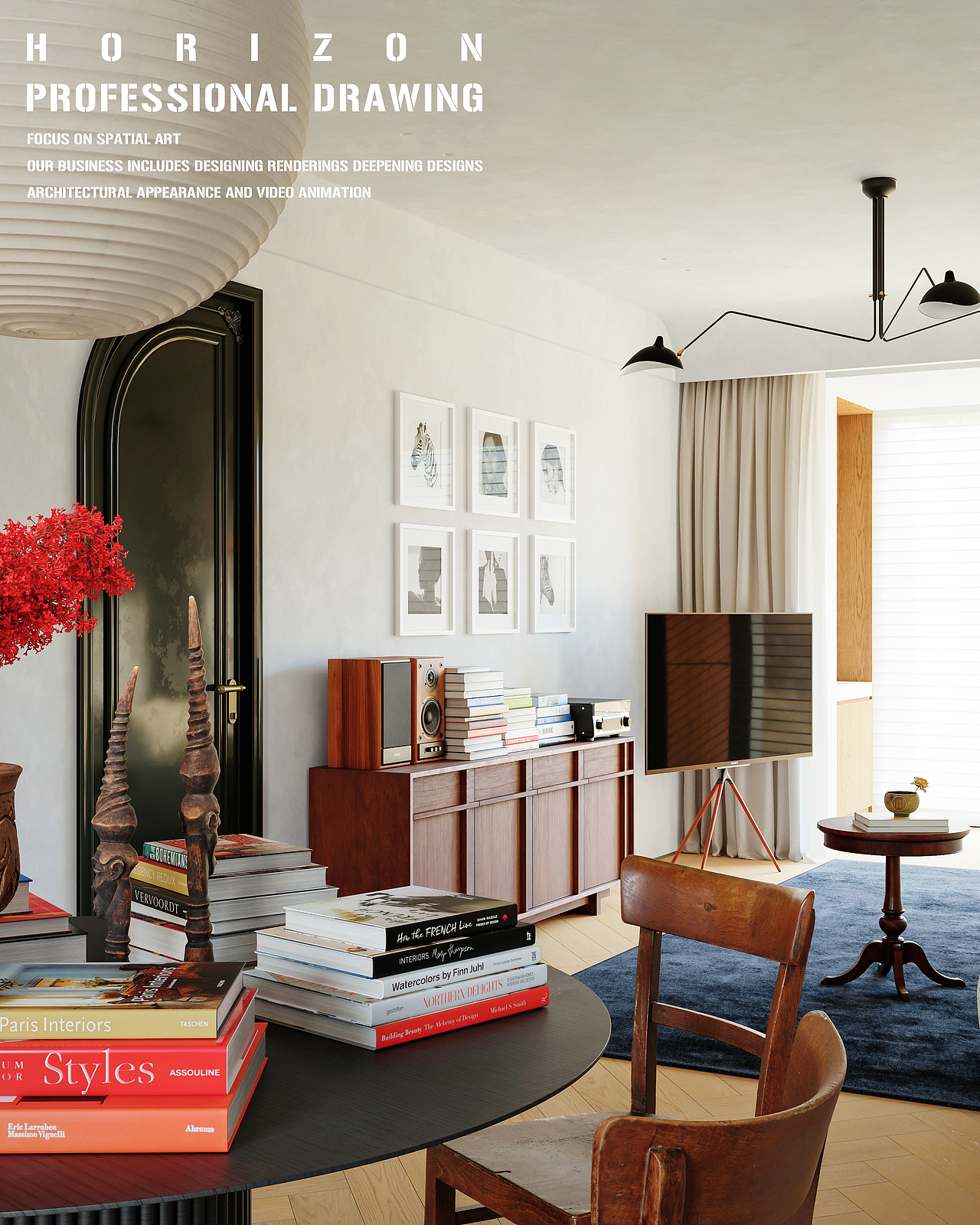 一套中古风客厅（图ZMzc3NTg3Nzg0） - 家装设计 - 站酷设计师SLTJ原创素材 - 站酷ZCOOL