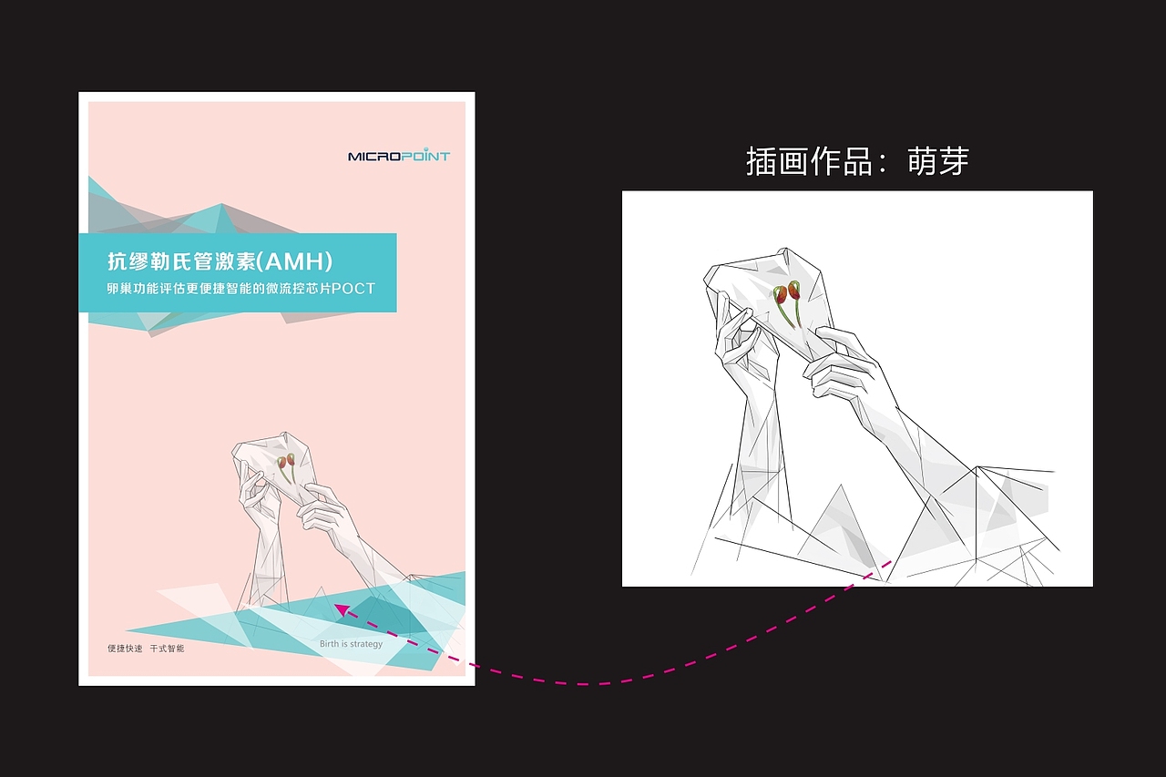 医疗三折页设计