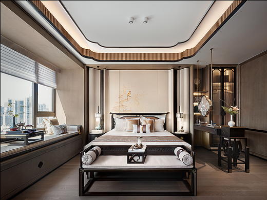 卧室效果图表现