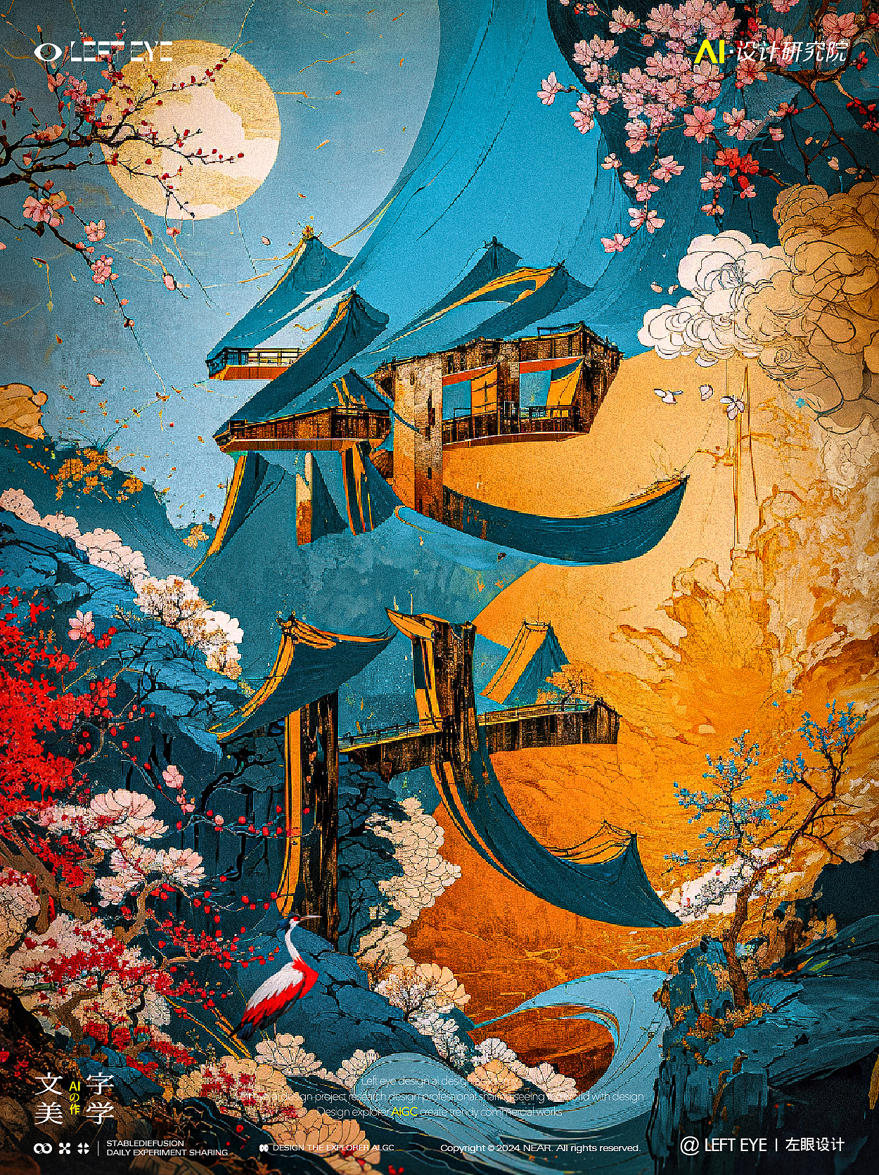 AIGC·金漆插画文字LOGO