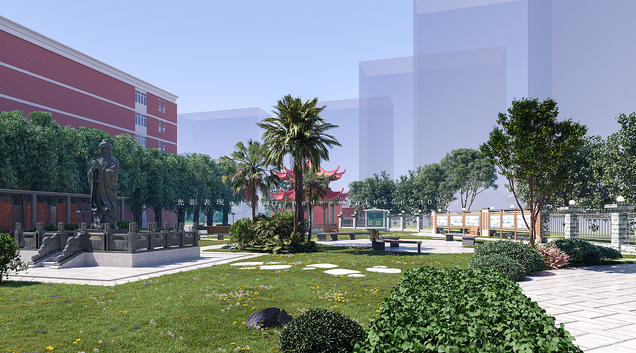 景观静态效果图（图ZMzc3NjA4Mjg0） - 建筑设计 - 站酷设计师光影效果图施工图原创素材 - 站酷ZCOOL