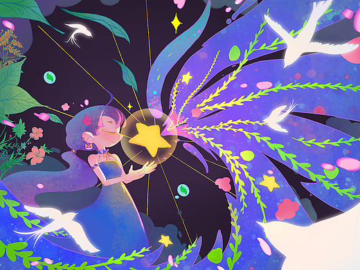 小福星（個人主頁-ZNjY0MzE0NDQ=） - 商業(yè)插畫 - 站酷設(shè)計師五元Q原創(chuàng)素材 - 站酷ZCOOL