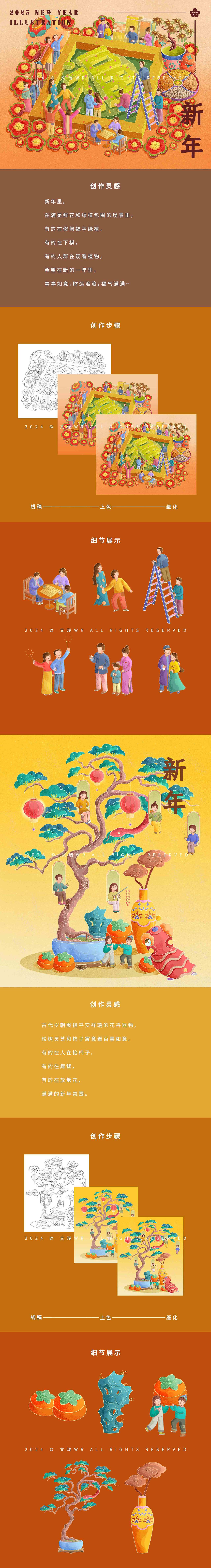 新年插画|国潮插画