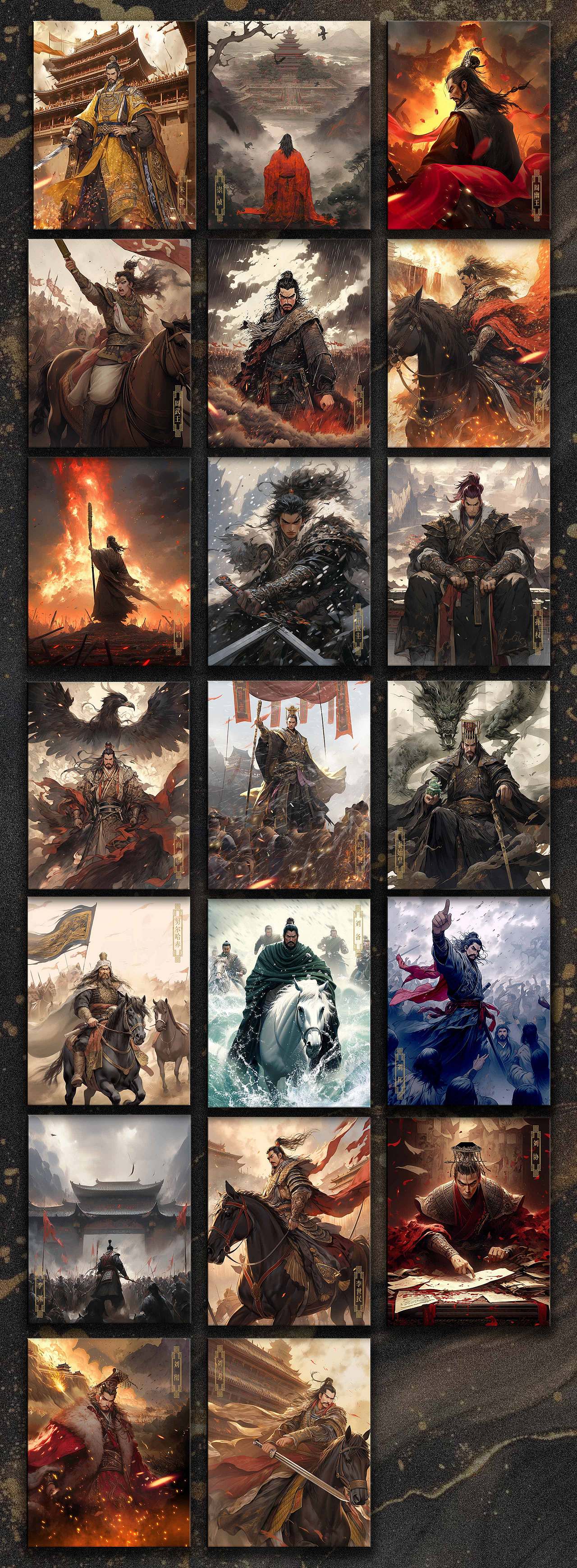 帝王图鉴（图ZMzc3NjE2NzU2） - 商业插画 - 站酷设计师爱旅行的梧桐原创素材 - 站酷ZCOOL