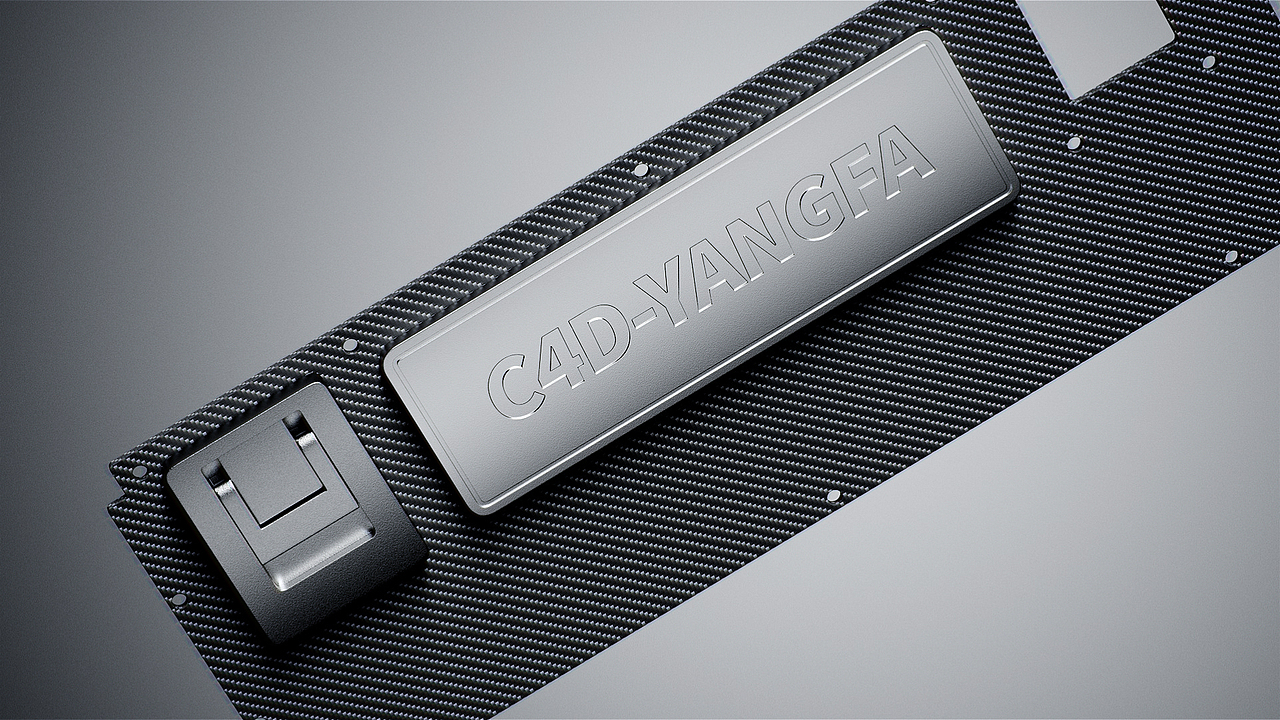 C4D机械键盘动态技术解析