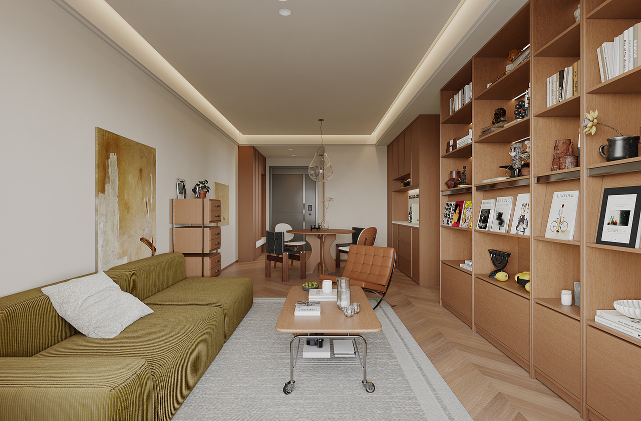 近期渲染|现代中古风