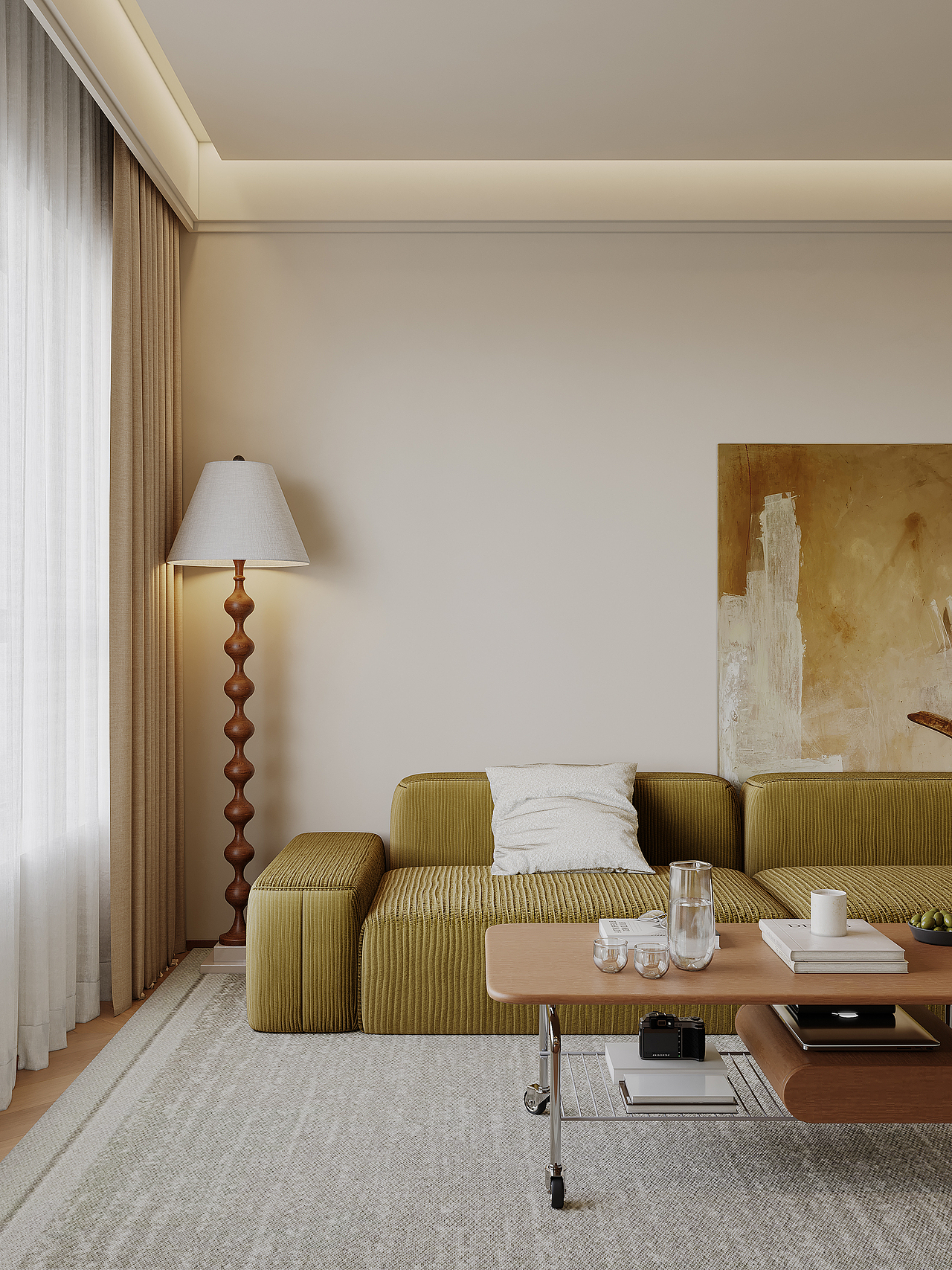 近期渲染|现代中古风