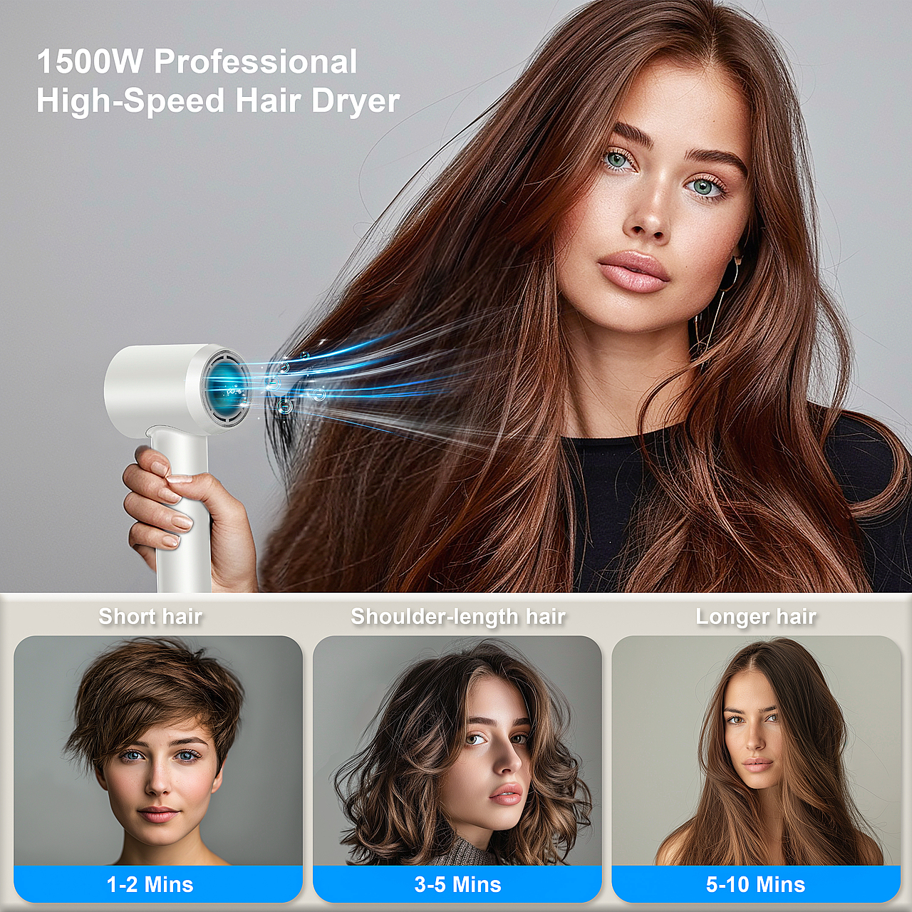 5x Professional High-Speed Hair Dryer（图ZMzc3NjM5ODU2） - 海报 - 站酷设计师表情传承原创素材 - 站酷ZCOOL