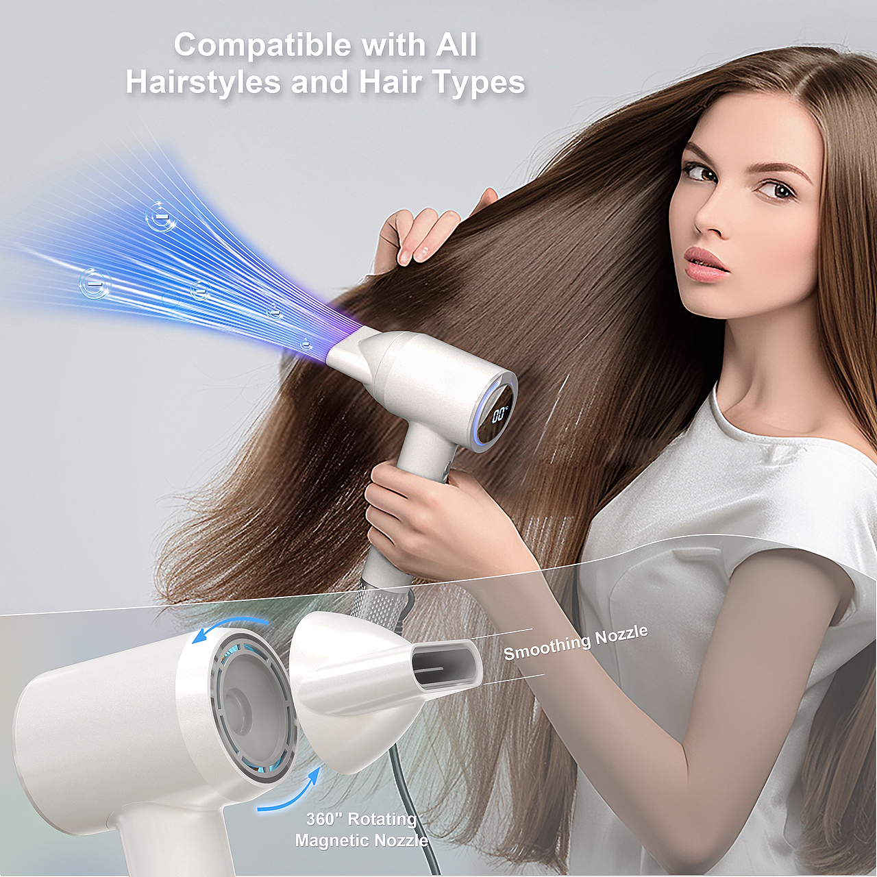 5x Professional High-Speed Hair Dryer（图ZMzc3NjM5ODYw） - 海报 - 站酷设计师表情传承原创素材 - 站酷ZCOOL