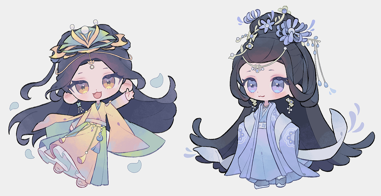 长月烬明Q版人物