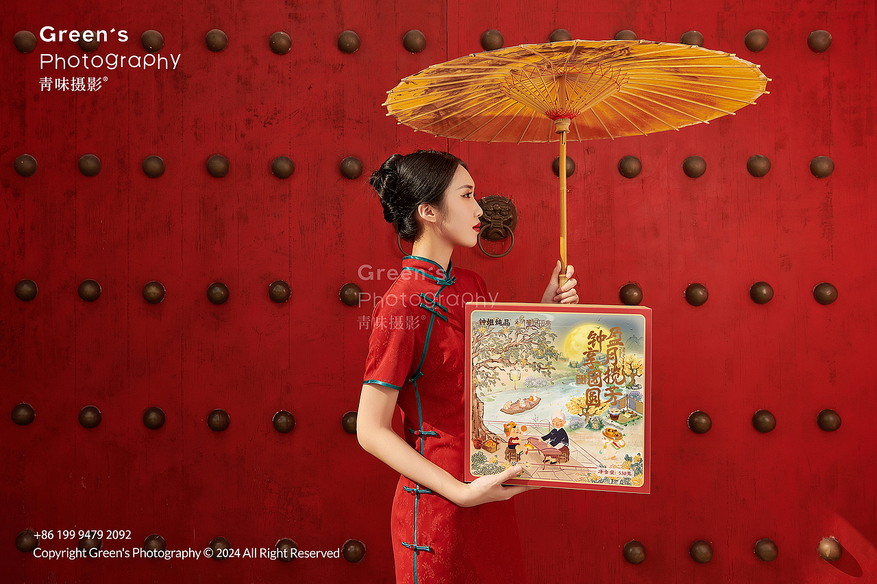 新中式风格的商业人像外