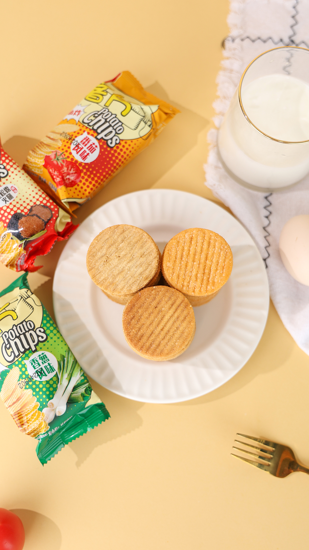 LBJ-香葱/番茄/烧烤薯片