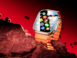 电话手表渲染 渲染场景图