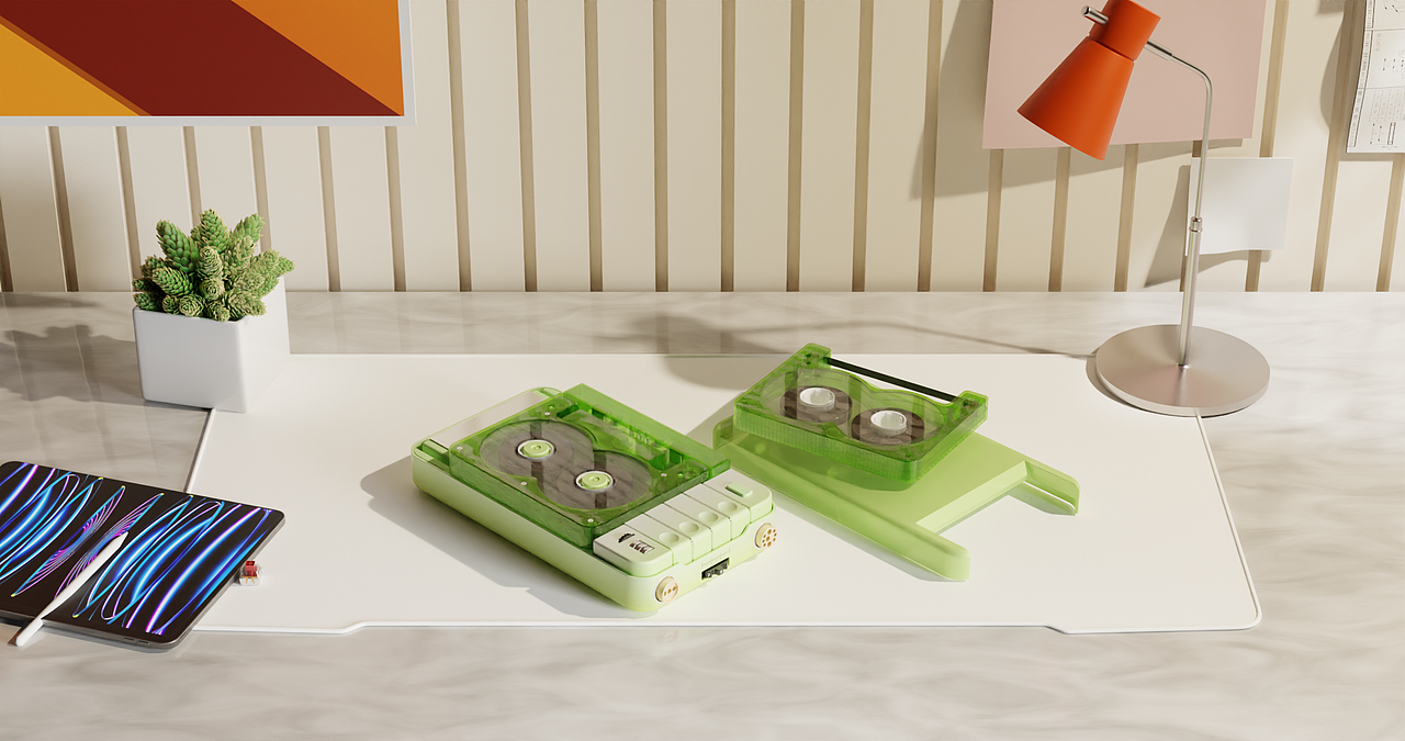 录音机blender渲染