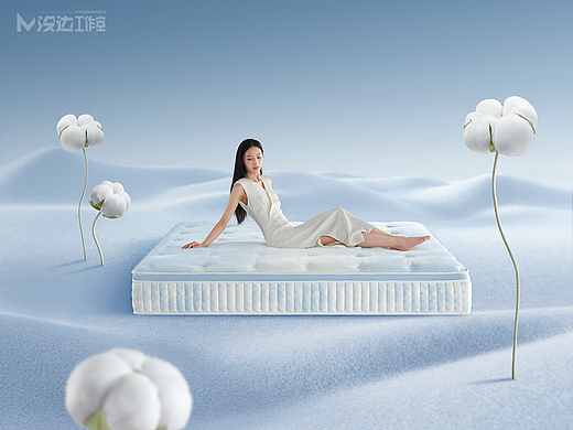 床垫拍摄｜顾家家居撑腰床垫