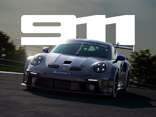 纽北上的保时捷 911 GT3 Cup