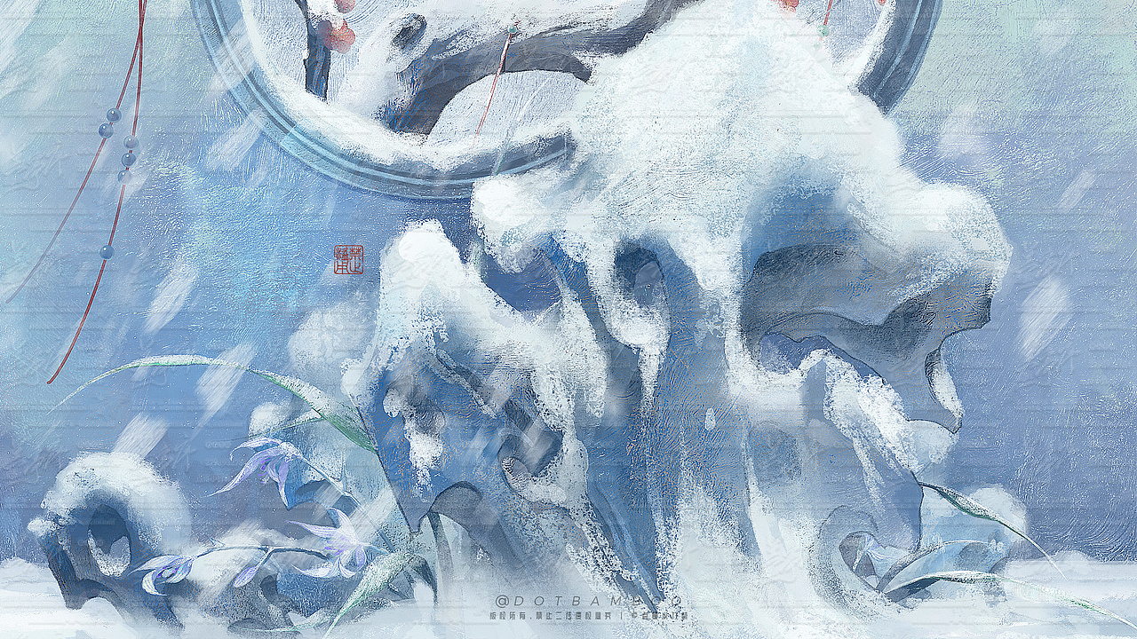 園林中的四季（圖ZMzc3NjkyMDAw） - 商業(yè)插畫 - 站酷設(shè)計(jì)師點(diǎn)哥小竹林原創(chuàng)素材 - 站酷ZCOOL