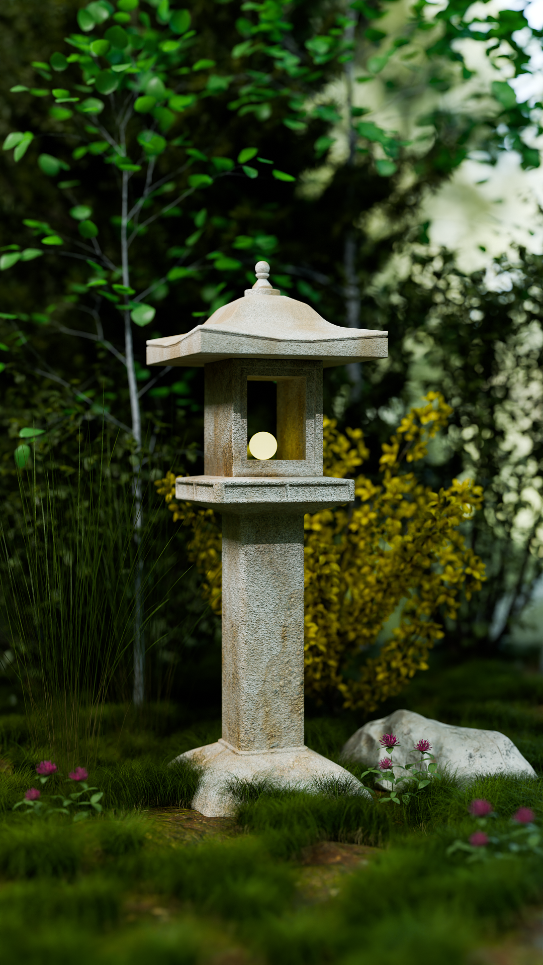 深林场景写实渲染（图ZMzc3Njk2NTM2） - 创作习作 - 站酷设计师画画儿Blender原创素材 - 站酷ZCOOL