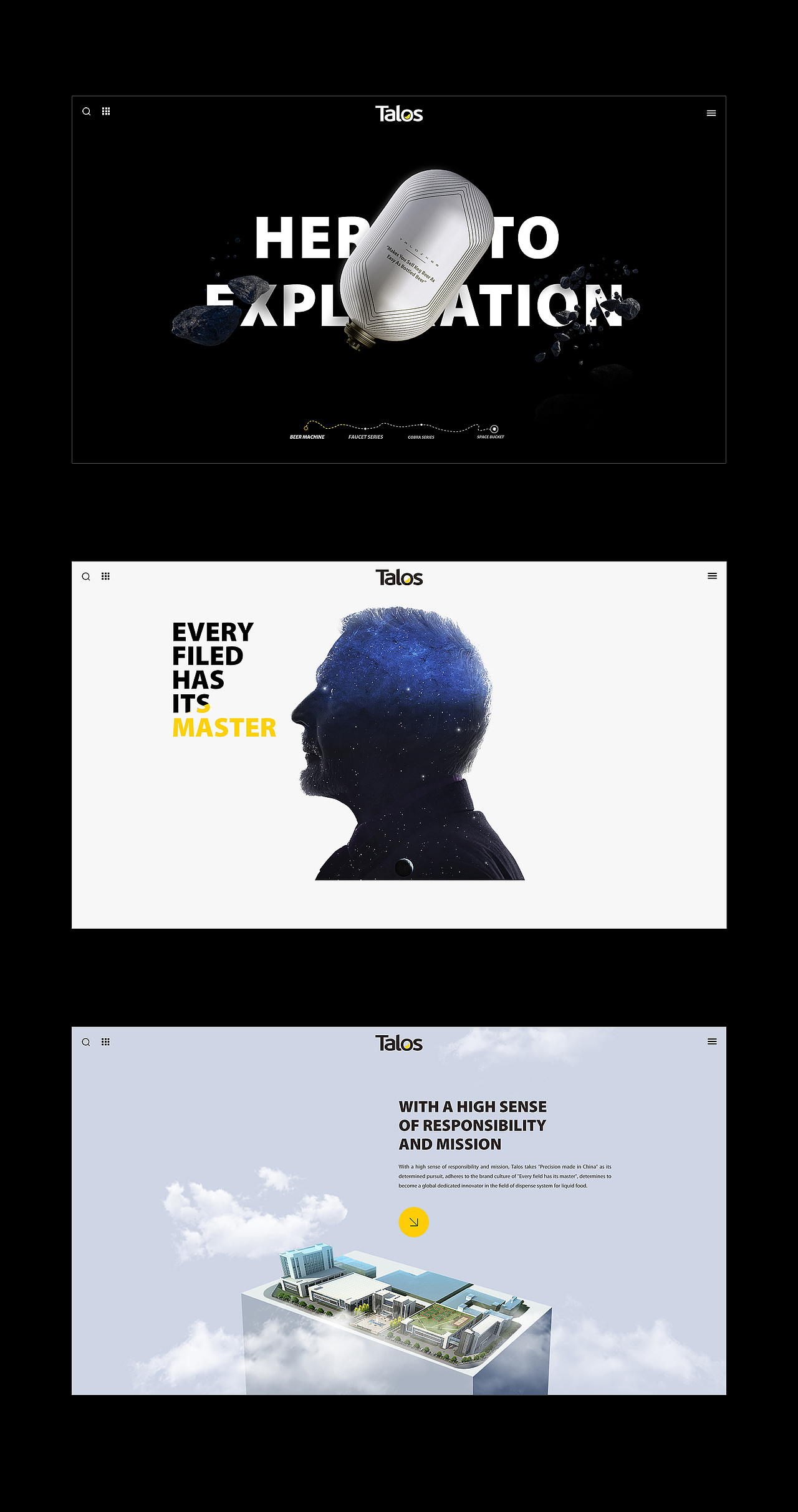 Talos | 海外官网（图ZMzc3Njk3NDI4） - 企业官网 - 站酷设计师丿金木原创素材 - 站酷ZCOOL