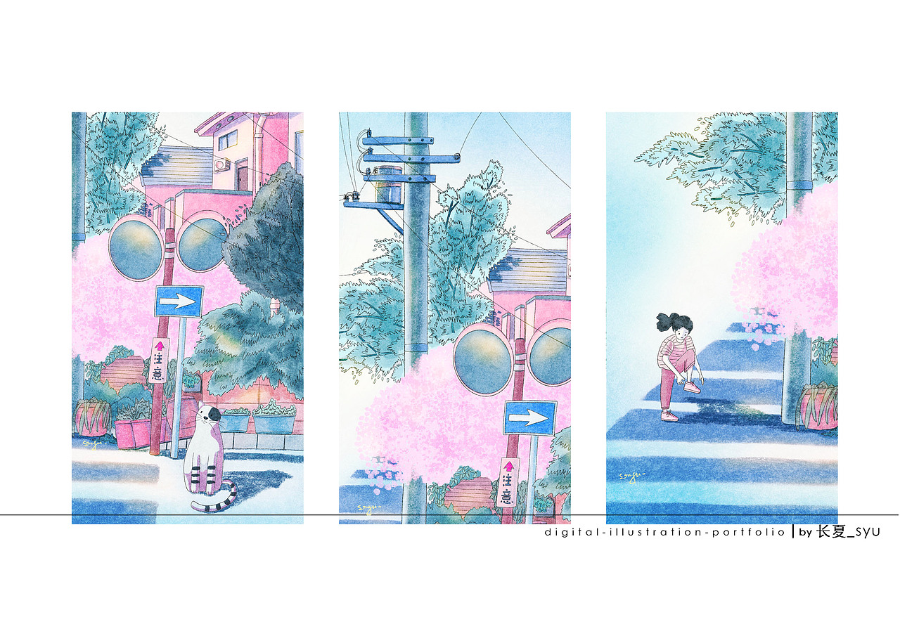 2024作品整理 | illustration portfolio（图ZMzc3NzAwMjA4） - 艺术插画 - 站酷设计师长夏_syu原创素材 - 站酷ZCOOL