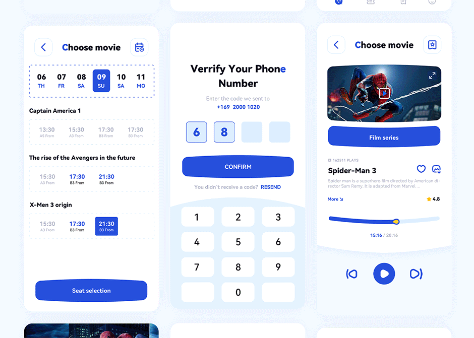 国外电影类app设计（图ZMzc3NzE0MjE2） - APP界面 - 站酷设计师大峰_Design原创素材 - 站酷ZCOOL