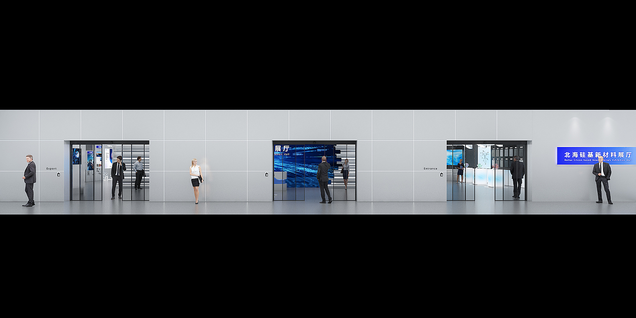 新材料展厅（图ZMzc3NzE1NTk2） - 展陈设计 - 站酷设计师FourNine肆九原创素材 - 站酷ZCOOL