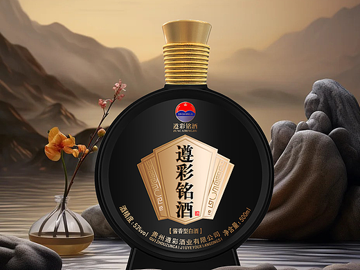 遵彩铭酒-白酒包装设计