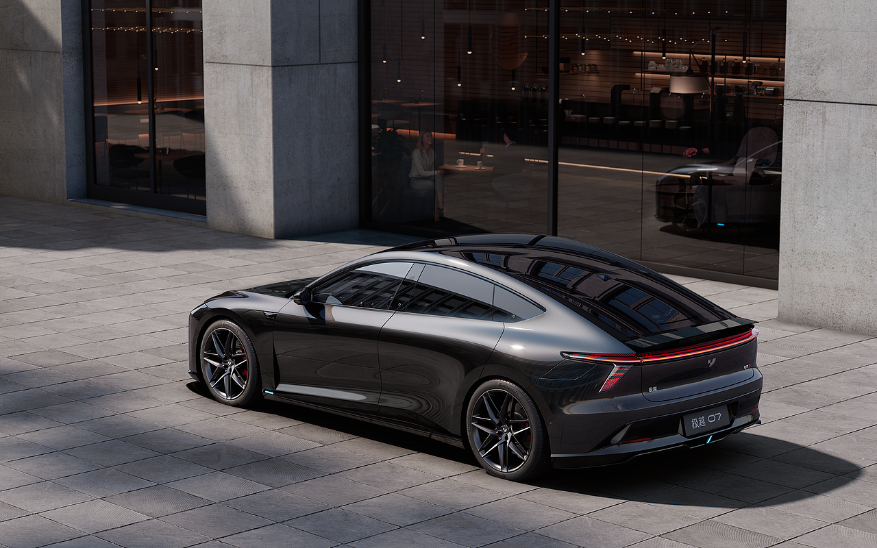 极越07-FULL CG-三维汽车渲染（图ZMzc3NzMwMjg4） - 产品 - 站酷设计师Luna不在原创素材 - 站酷ZCOOL