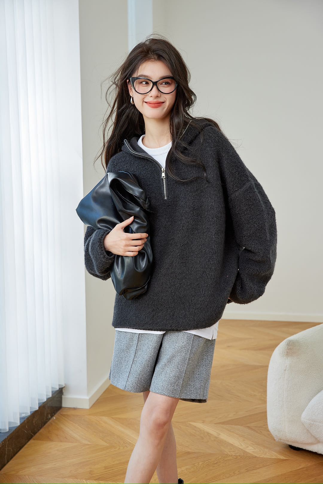 笑容可掬超强感染力女模|中国模特