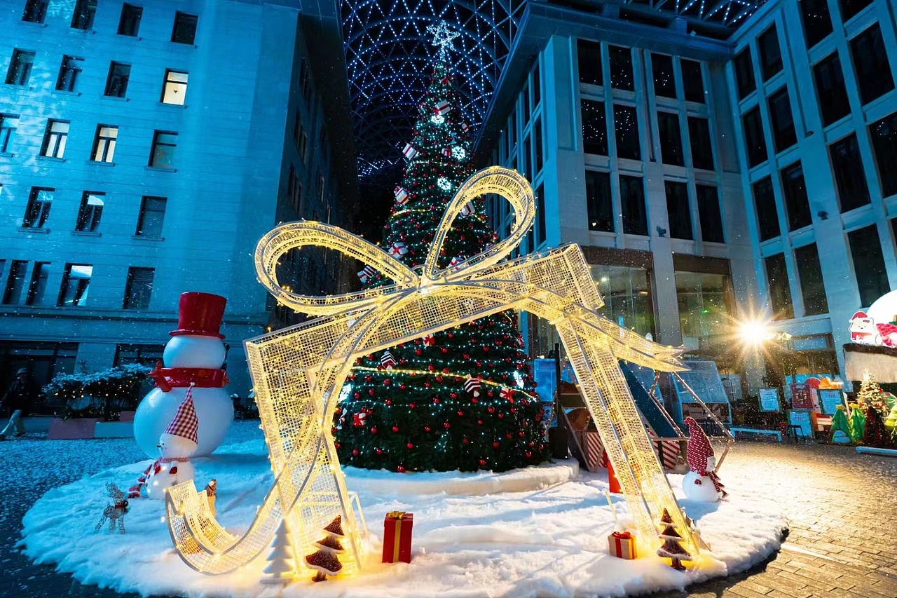 外滩中央广场圣诞美陈（图ZMzc3NzM3Nzg0） - 展陈设计 - 站酷设计师筑光创文化传媒原创素材 - 站酷ZCOOL