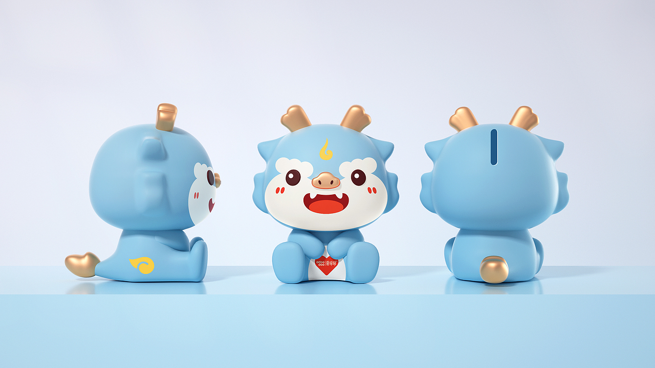 爱哆哆X橘猫2024龙年系列包装设计诞生礼礼盒包装手绘