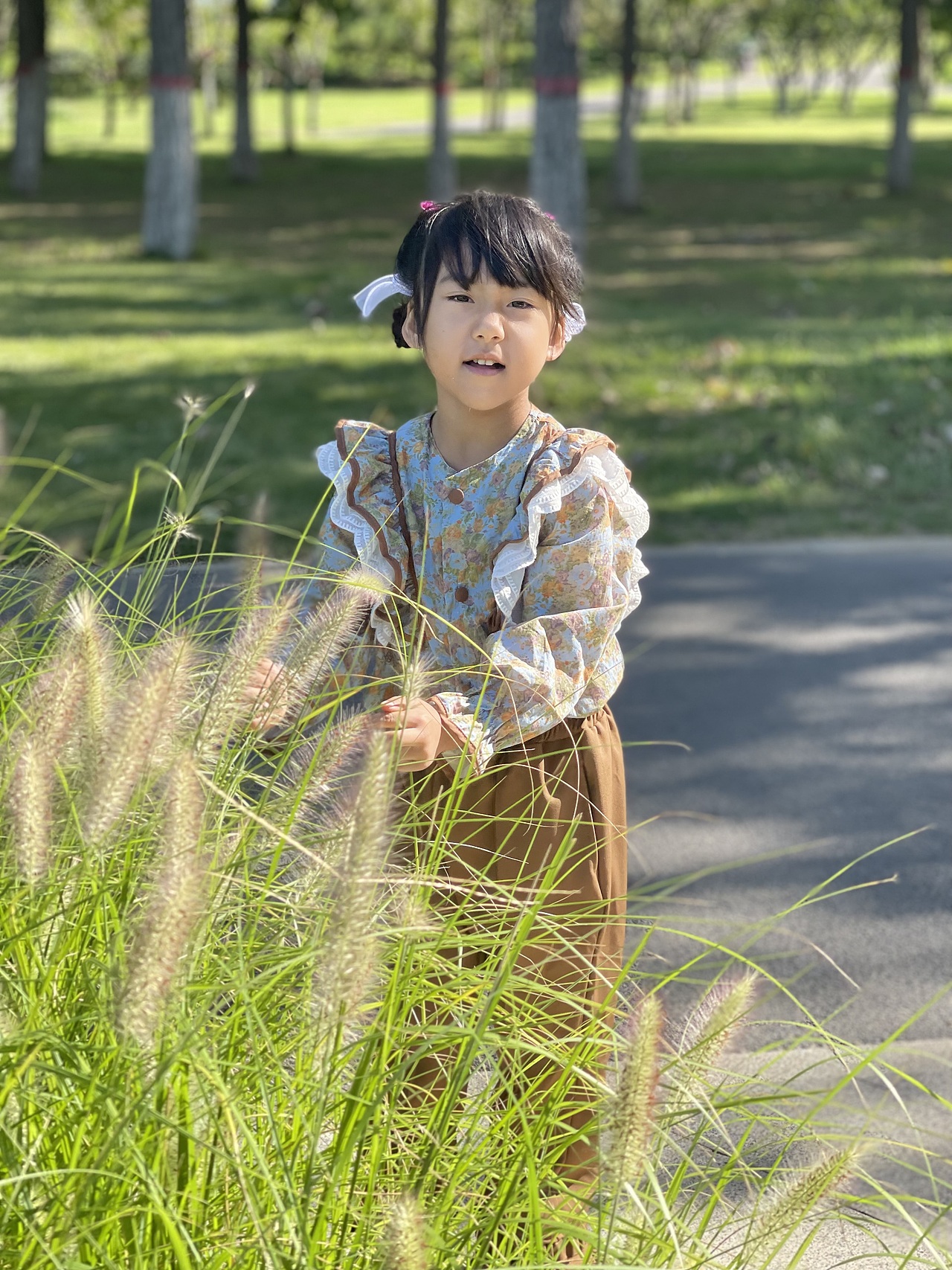 美丽的环秀湖公园,开心的宝贝们