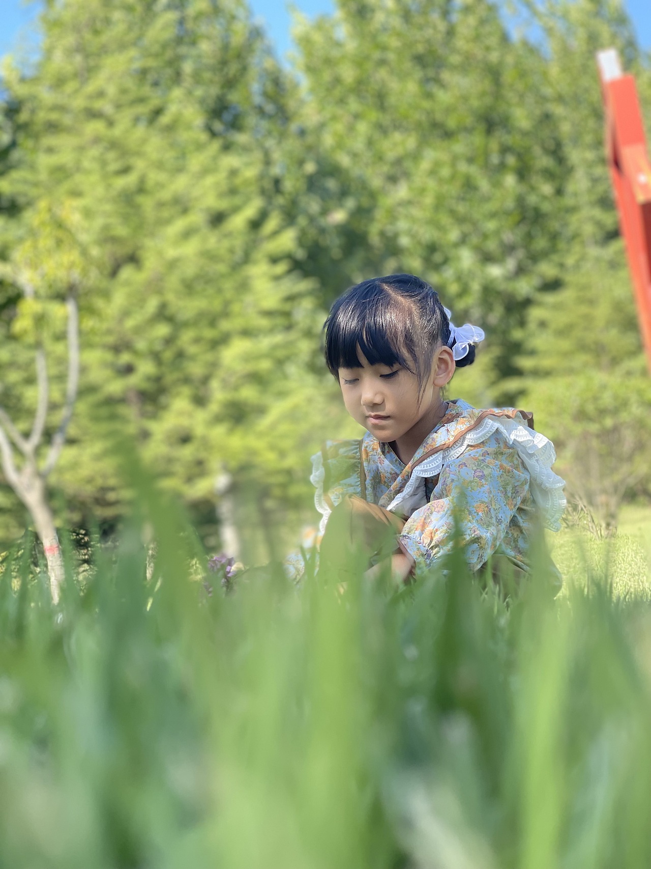 美丽的环秀湖公园,开心的宝贝们