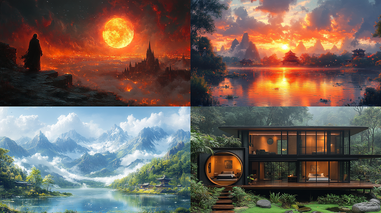 【AIGC】24 Midjourney 16:9系列