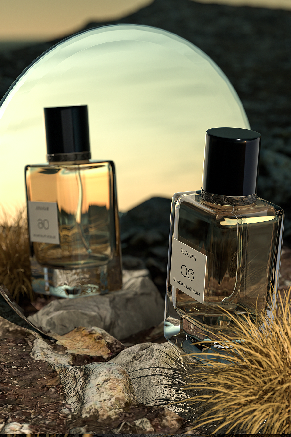 banana香水 | 建模渲染