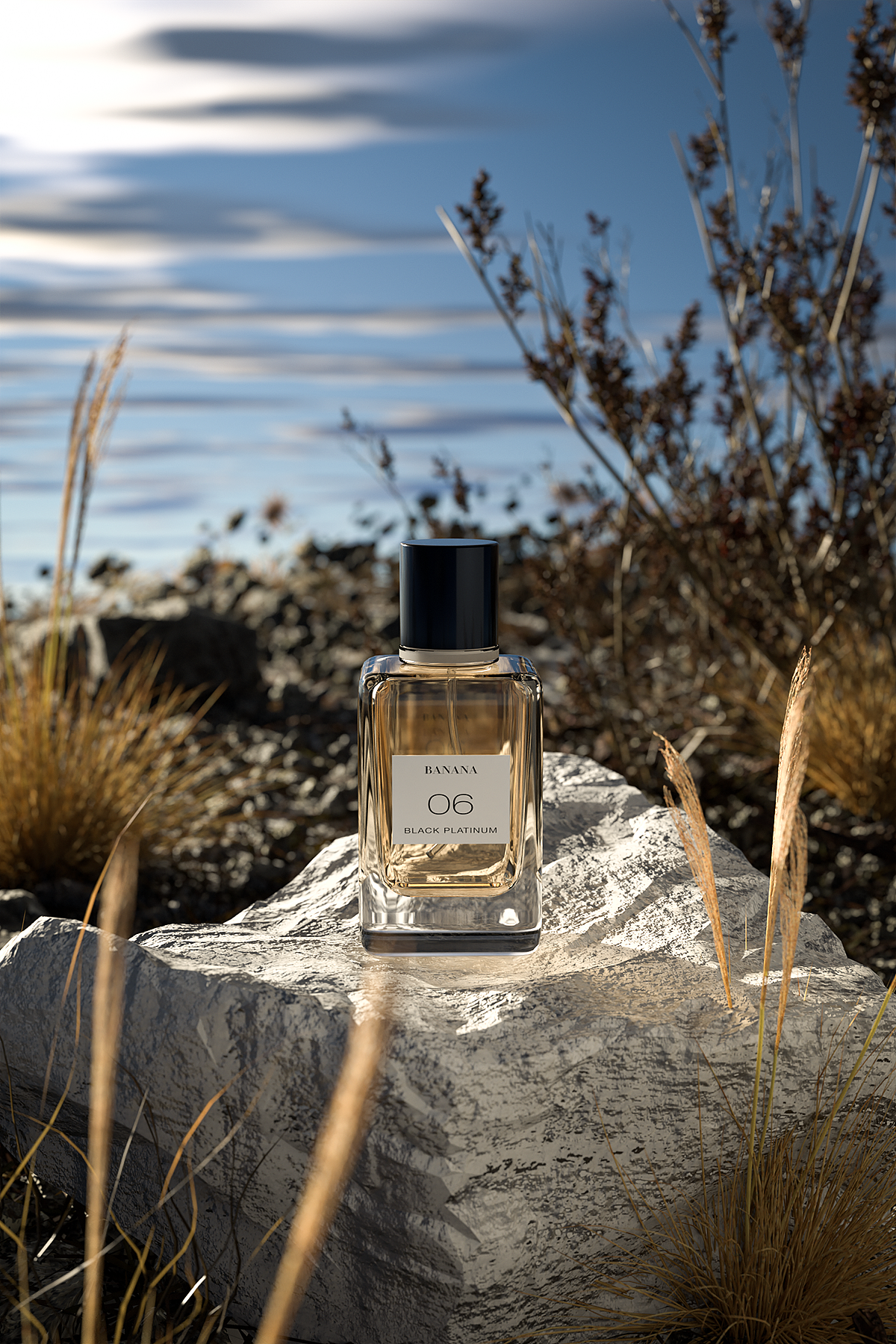 banana香水 | 建模渲染