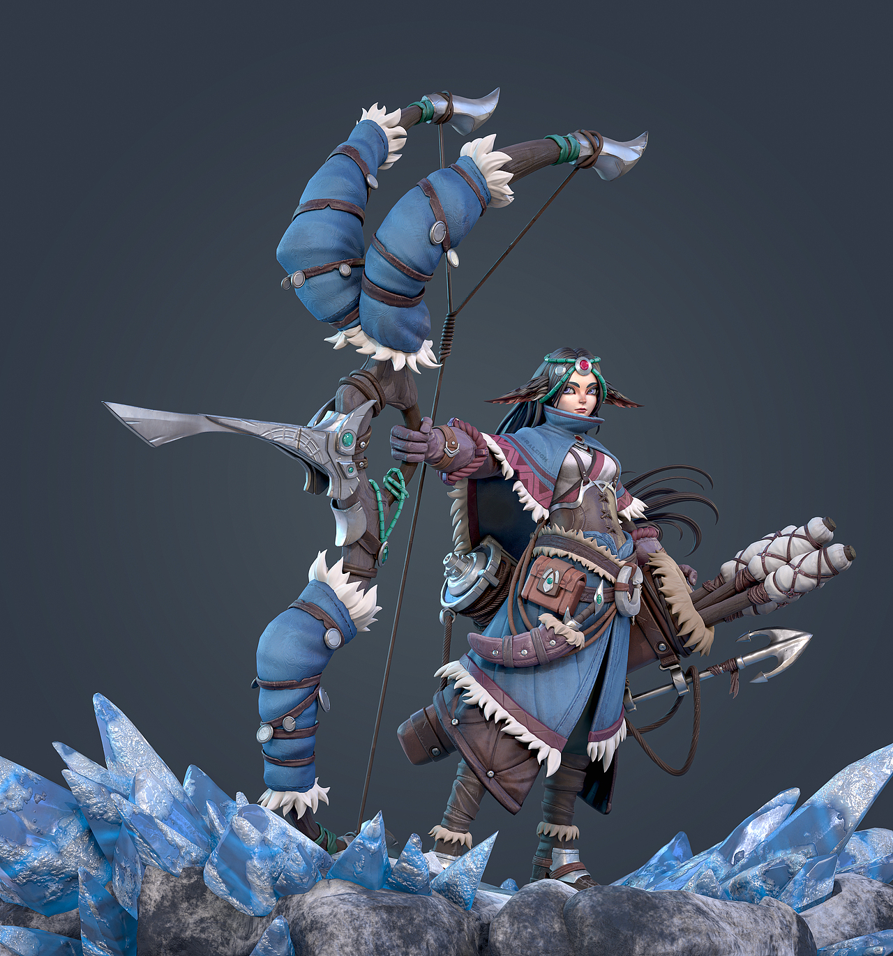 冰原猎影-风格化角色