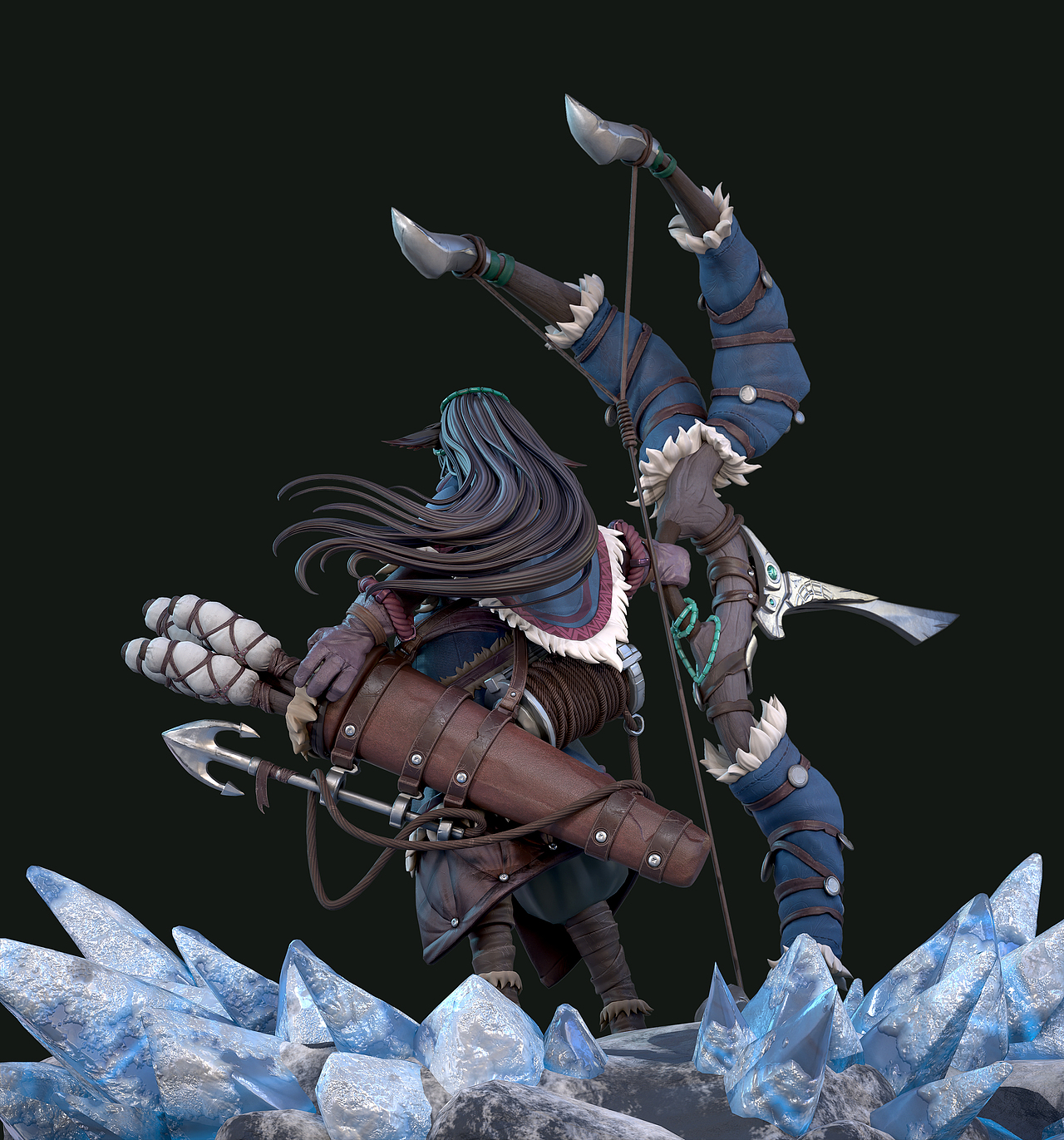 冰原猎影-风格化角色