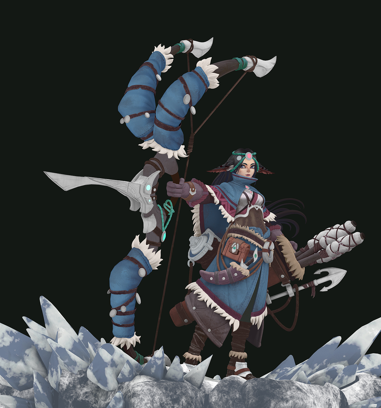 冰原猎影-风格化角色