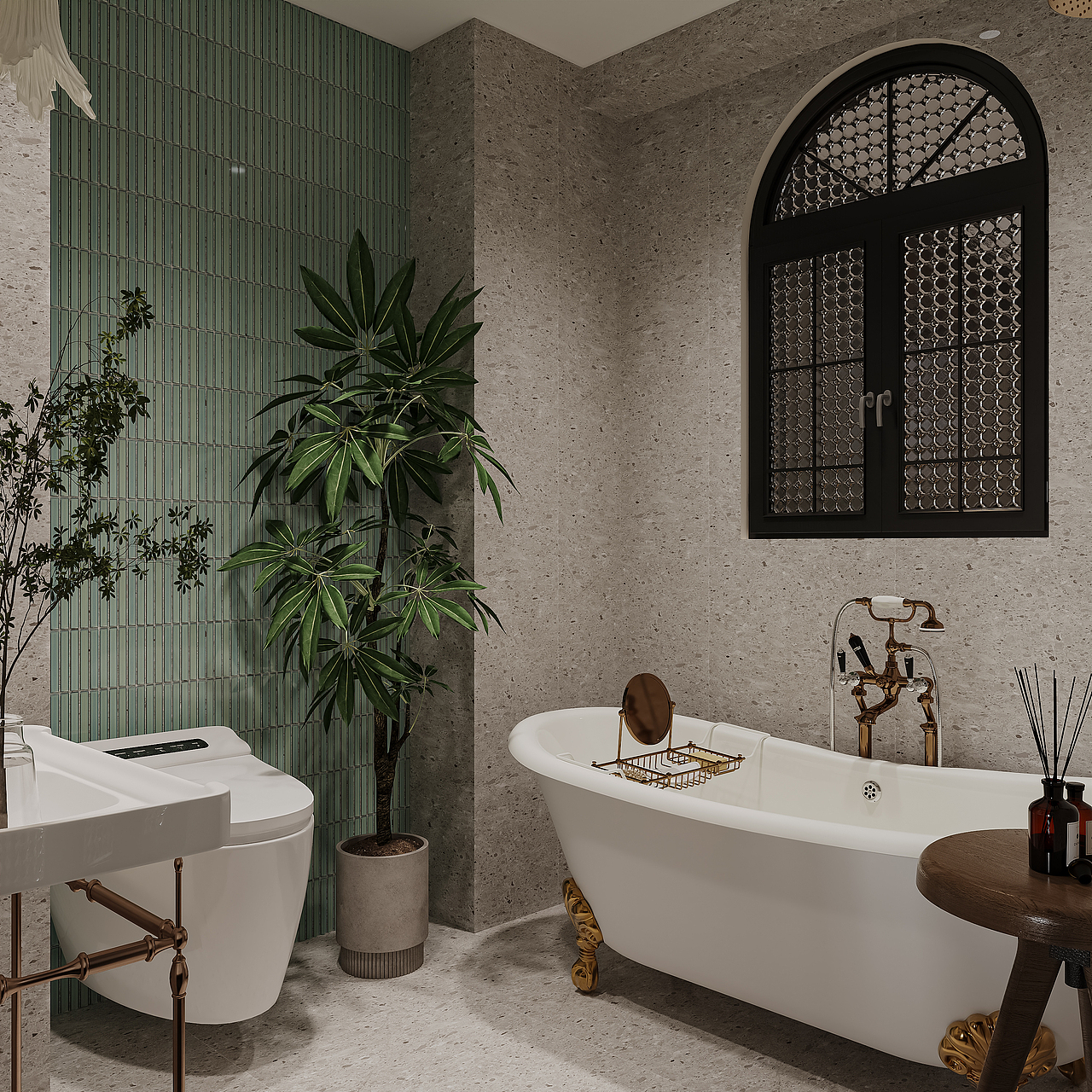 法式卧室套间（图ZMzc3NzkyNjg4） - 家装设计 - 站酷设计师景泽效果图原创素材 - 站酷ZCOOL