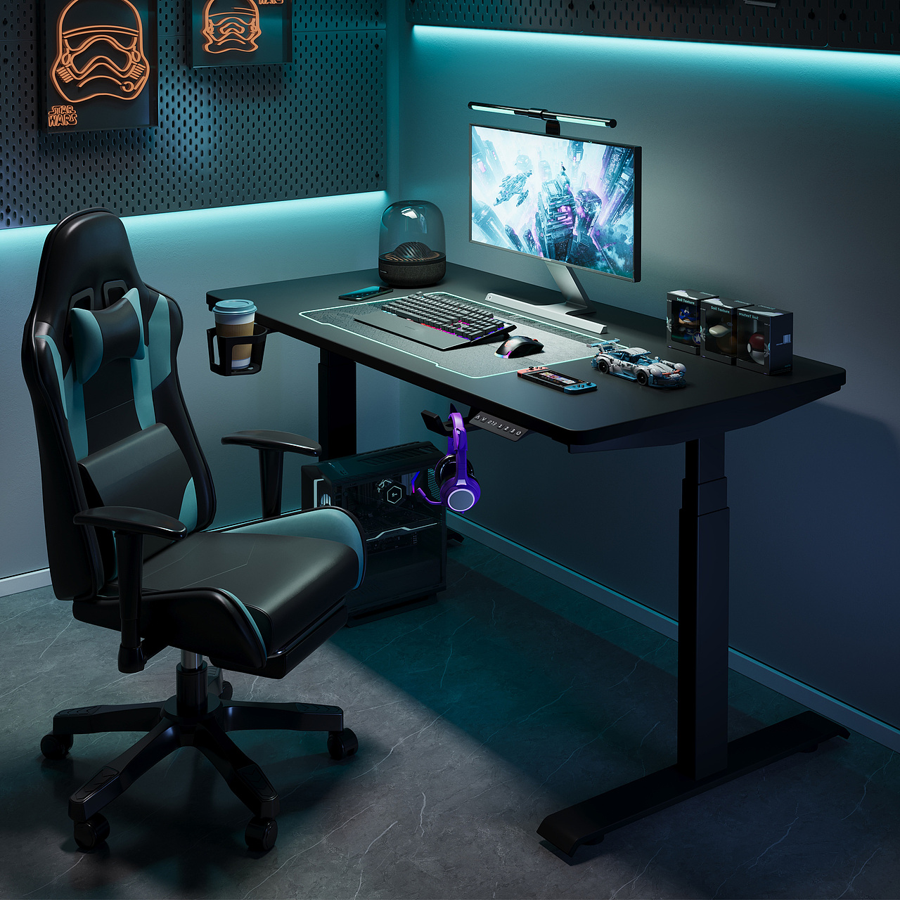 电竞桌（图ZMzc3NzkzMzM2） - 生活用品 - 站酷设计师从前都慢原创素材 - 站酷ZCOOL