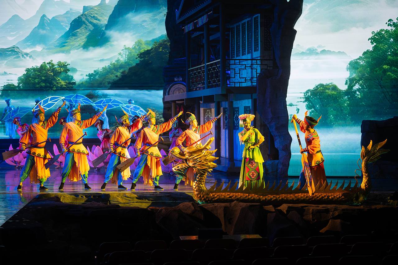 《夷水丽川》-收工记录（图ZMzc3Nzk4Nzg0） - 舞台美术 - 站酷设计师火山鱼原创素材 - 站酷ZCOOL