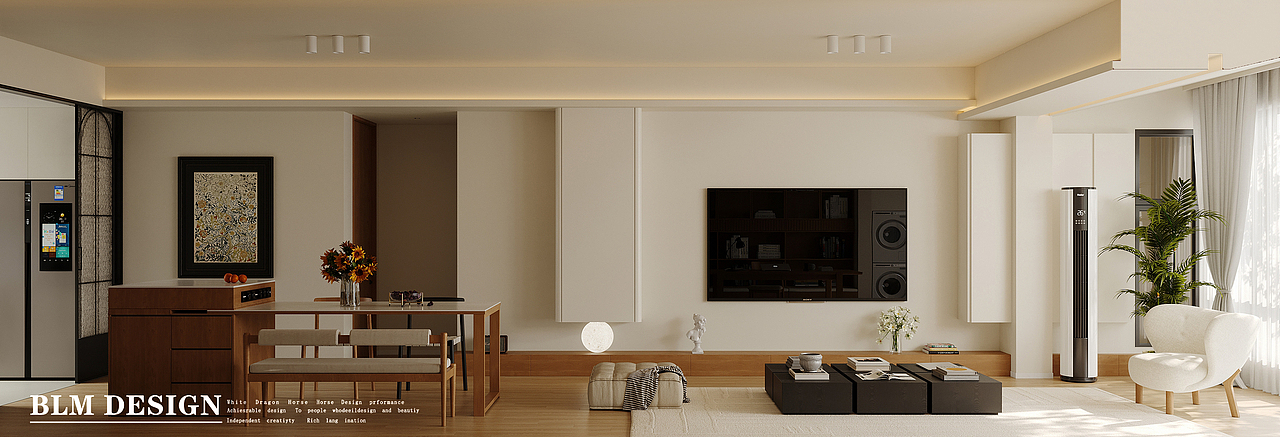 原木奶油家装效果图案例